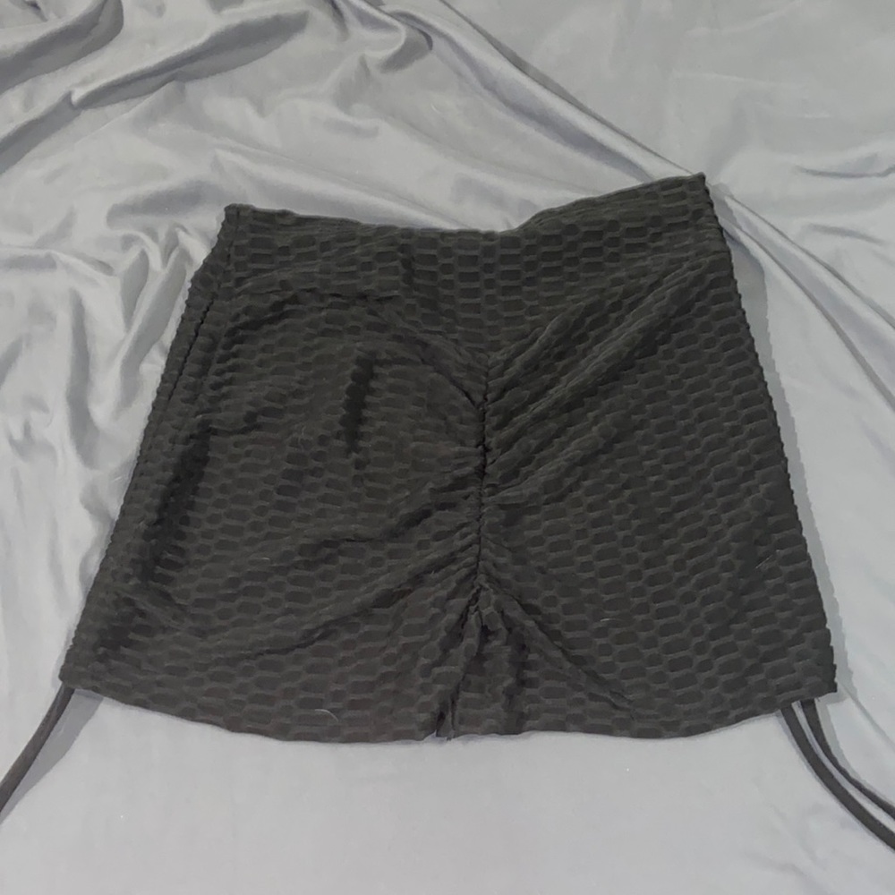 Ribbed Workout Biker Shorts